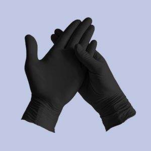 Nitrilové rukavice MEDICAL 100 ks, Černé